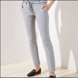 NWT Ann Taylor LOFT Marisa Pants. Light Gray. SZ 14
